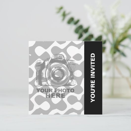 Maak Je Eigen Vierkante Uitnodiging 6 (Staand voorkant)