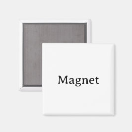 Maak je eigen vierkante van 5 cm magneet