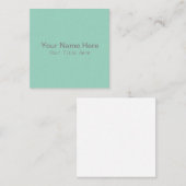 Maak je eigen vierkante visitekaartje (Voorkant / Achterkant)