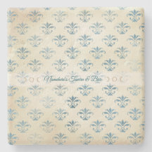 Maak je eigen vintage blauwe Fleur de Lis
