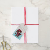 Maak Je Eigen Vintage Kerst Gnome Knuffel Cadeaulabel (Met Touw)