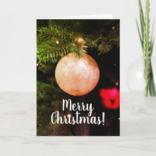 Maak je eigen vintage kerstfoto feestdagen kaart