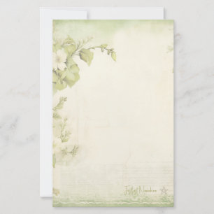 Maak Je Eigen Vintage Morning Glory Briefpapier