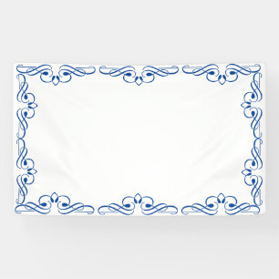 Maak je eigen vintage stijl op maat spandoek