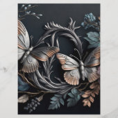 Maak Je Eigen Vintage Vlinder Menu (Achterkant)