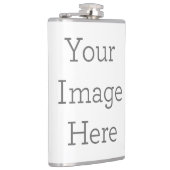 Vinyl Heupflesje, 177 ml. (Rechts)