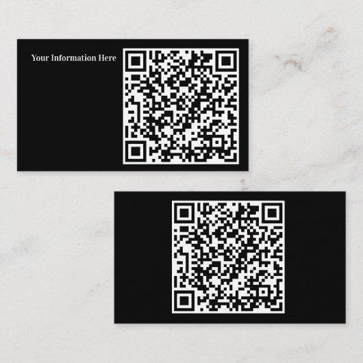 Maak je eigen visitekaartje (Voorkant / Achterkant)