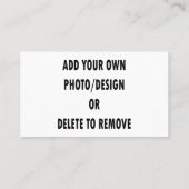 MAAK JE EIGEN VISITEKAARTJE (Achterkant)