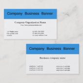Maak je eigen visitekaartje met banners (Voorkant / Achterkant)