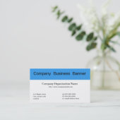 Maak je eigen visitekaartje met banners (Staand voorkant)