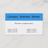 Maak je eigen visitekaartje met banners (Achterkant)