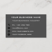 Maak Je Eigen Visitekaartje Voorbeeld Kies Kleur Contactkaartje (Achterkant)