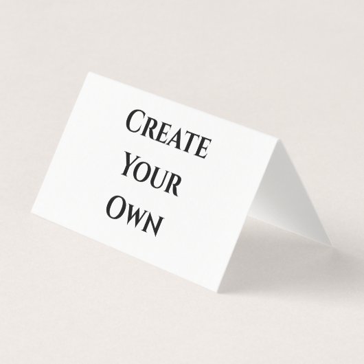 Maak je eigen visitekaartjes kaart (Voorkant)