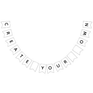 maak je eigen vlaggetjes