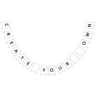 maak je eigen vlaggetjes