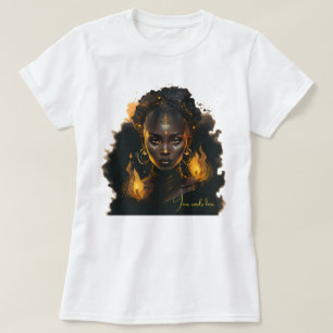Maak Je Eigen Vlammende Gouden Heks T-shirt