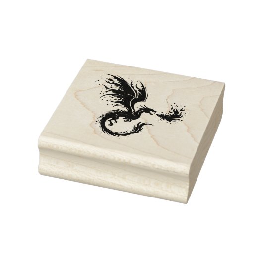 Maak Je Eigen Vlammende Vuurspuwende Draak Rubberstempel (Stempel)