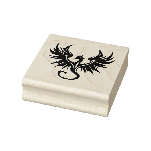 Maak Je Eigen Vliegend Drakenembleem Rubberstempel (Stempel)