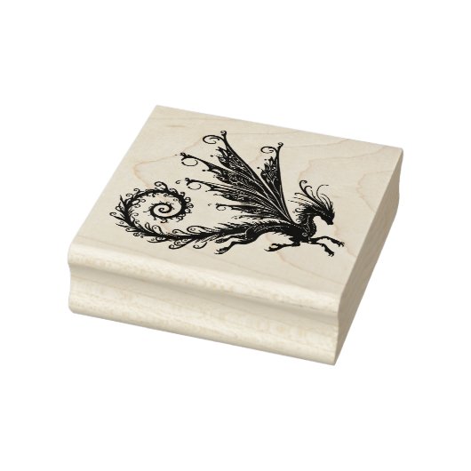 Maak Je Eigen Vliegende Fee Draak Rubberstempel (Stempel)