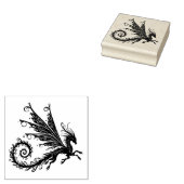 Maak Je Eigen Vliegende Fee Draak Rubberstempel (Gestempeld)