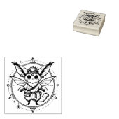 Maak Je Eigen Vlieger Fee Eekhoorn Kompas Rubberstempel (Gestempeld)