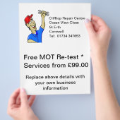 Maak je eigen vliegers flyer (Hand)