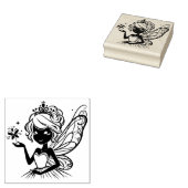 Maak Je Eigen Vlinderfee Prinses Rubberstempel (Gestempeld)