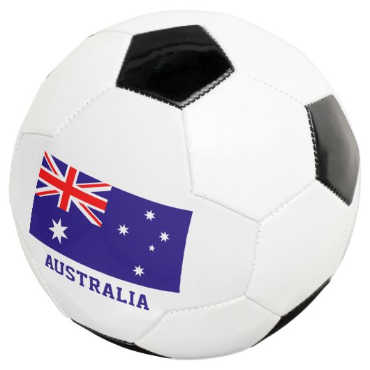 Maak je eigen voetbal | Australisch team vlag (Drie kwart)
