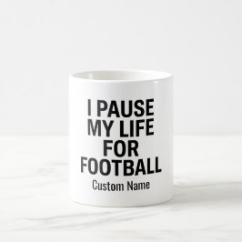 Maak je eigen voetbalmok | Ik pauzeer mijn leven v Koffiemok