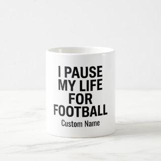 Maak je eigen voetbalmok | Ik pauzeer mijn leven v Koffiemok