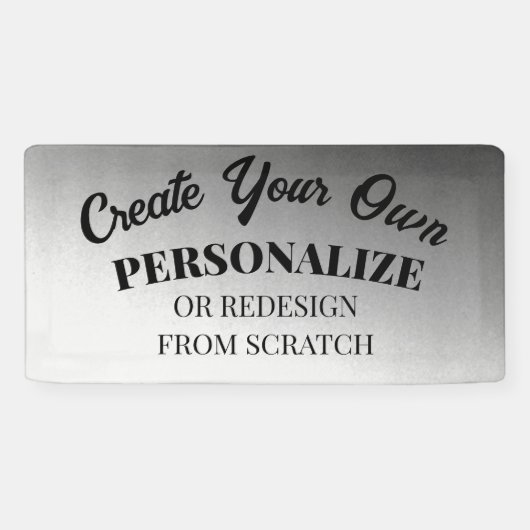 Maak je eigen volledig aangepaste spandoek (Horizontaal)