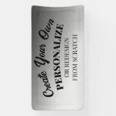 Maak je eigen volledig aangepaste spandoek (Verticaal)