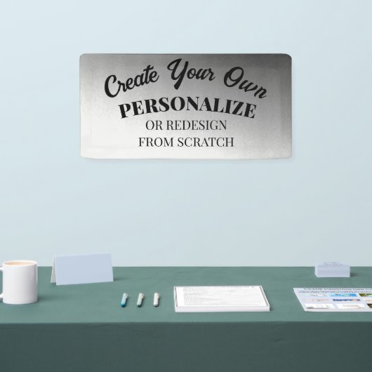 Maak je eigen volledig aangepaste spandoek (Beurs)