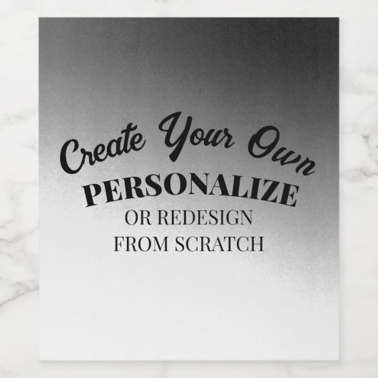 Maak je eigen volledig aangepaste wijn etiket (Enkel label)