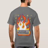 Maak je eigen — Vraag het tv-Show om auto of fiets T-shirt (Achterkant)