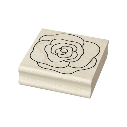 Maak Je Eigen Vredesroos Bloem Rubberstempel (Stempel)