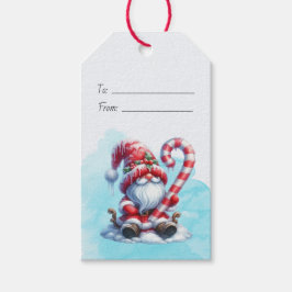 Maak je eigen vrolijke kabouter Kerst Kerstmis met Cadeaulabel