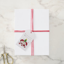 Maak je eigen vrolijke kerstboom knuffel kabouters cadeaulabel
