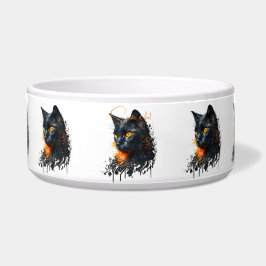Maak Je Eigen Vurige Zwarte Katten Borstbeeld Voerbakje