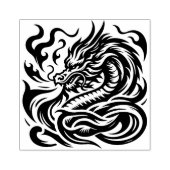 Maak Je Eigen Vuurspuwende Draken Buste Rubberstempel (Afrduk)