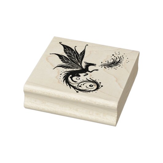 Maak Je Eigen Vuurspuwende Fee Draak Rubberstempel (Stempel)