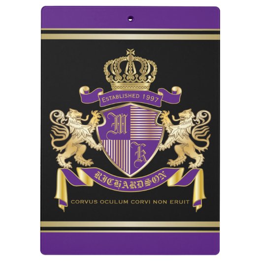 Maak je eigen wapenschild klembord (Achterkant)