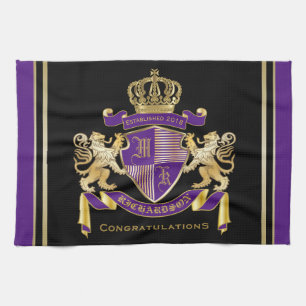 Maak je eigen wapenschild theedoek