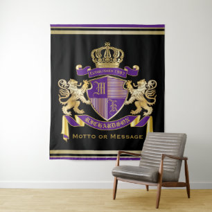 Maak je eigen wapenschild wandkleed
