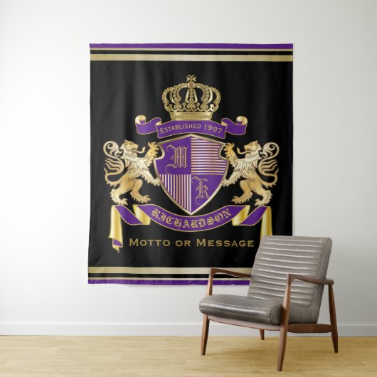 Maak je eigen wapenschild wandkleed (In situ)