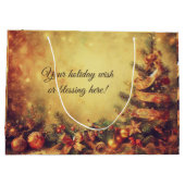 Maak je eigen warme kerstboom met linten groot cadeauzakje (Achterkant)