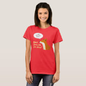 Maak je eigen wat de Fox zegt grappige t-shirt (Voorkant volledig)