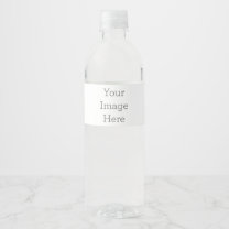 Maak je eigen waterfles label (20,9 x 4,4 cm) waterfles etiket