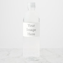 Maak je eigen waterfleslabel (20,9 x 5,4 cm) waterfles etiket