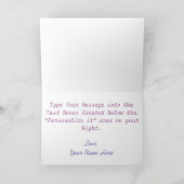 Maak je eigen Wenskaart voor vrouwen Kaart (Binnen)